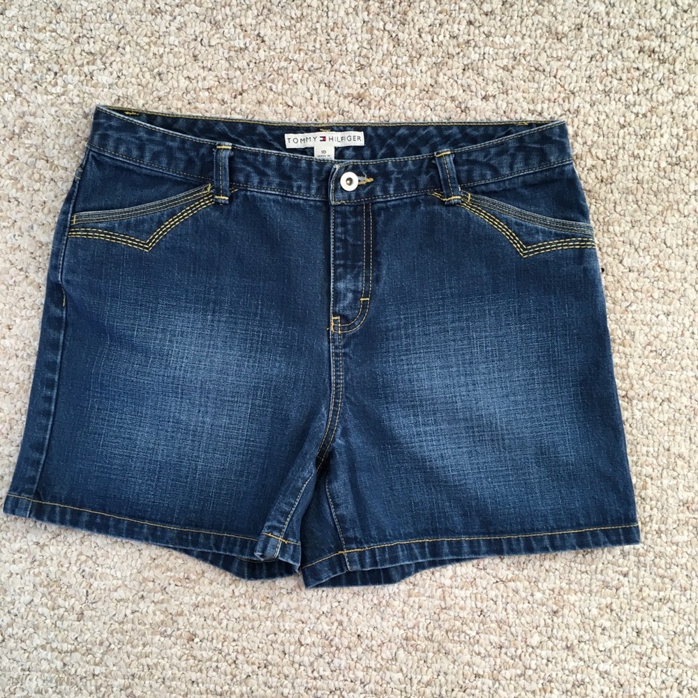 Tommy Hilfiger High Waist Jean Shorts